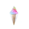 NEW Eco-friendly Inflatable Transparent Icecreen Pool Float Swimming Pool Fun Sumday Rainbow/Sandae Pool Float Lake water Beach