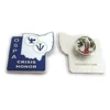 Promotion Soft Enamel Ship Metal Badge,Badge Clip With Dome Epoxy Stickers Wholesale Custom Pins No Minimum Sliver Lapel Pins