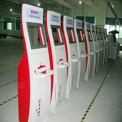 Indoor Self Service Hotel Check In And Passport Scanner Kiosk With
