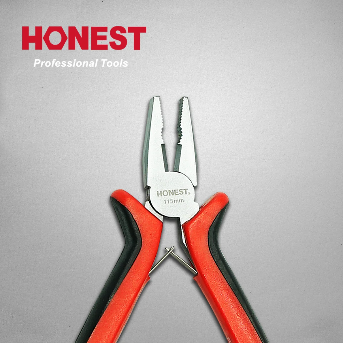 Free sample 115mm Multifunction of Side Cutter Plier Mini Flat Nose Pliers With Plastic Handle