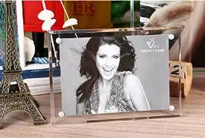 iNINJA(TM)8x10" Unique Designed Edge Polishing Clear Acrylic Frames Photo Frame - Picture Frames,Free Standing