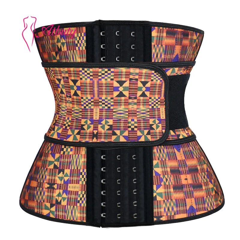 

ATBUTY Customized Latex 9 Steel Bones Waist Trainer Belt With Logo, Colorful as shown