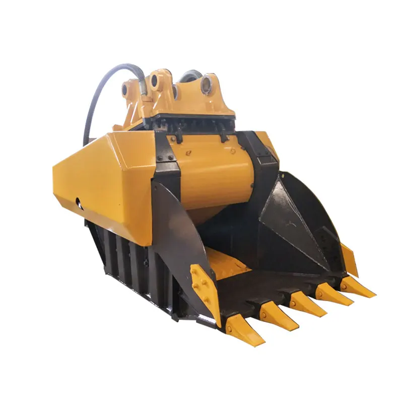 Rock Crusher Bucket For All Brands Excavator,Bucket Crusher For Skid