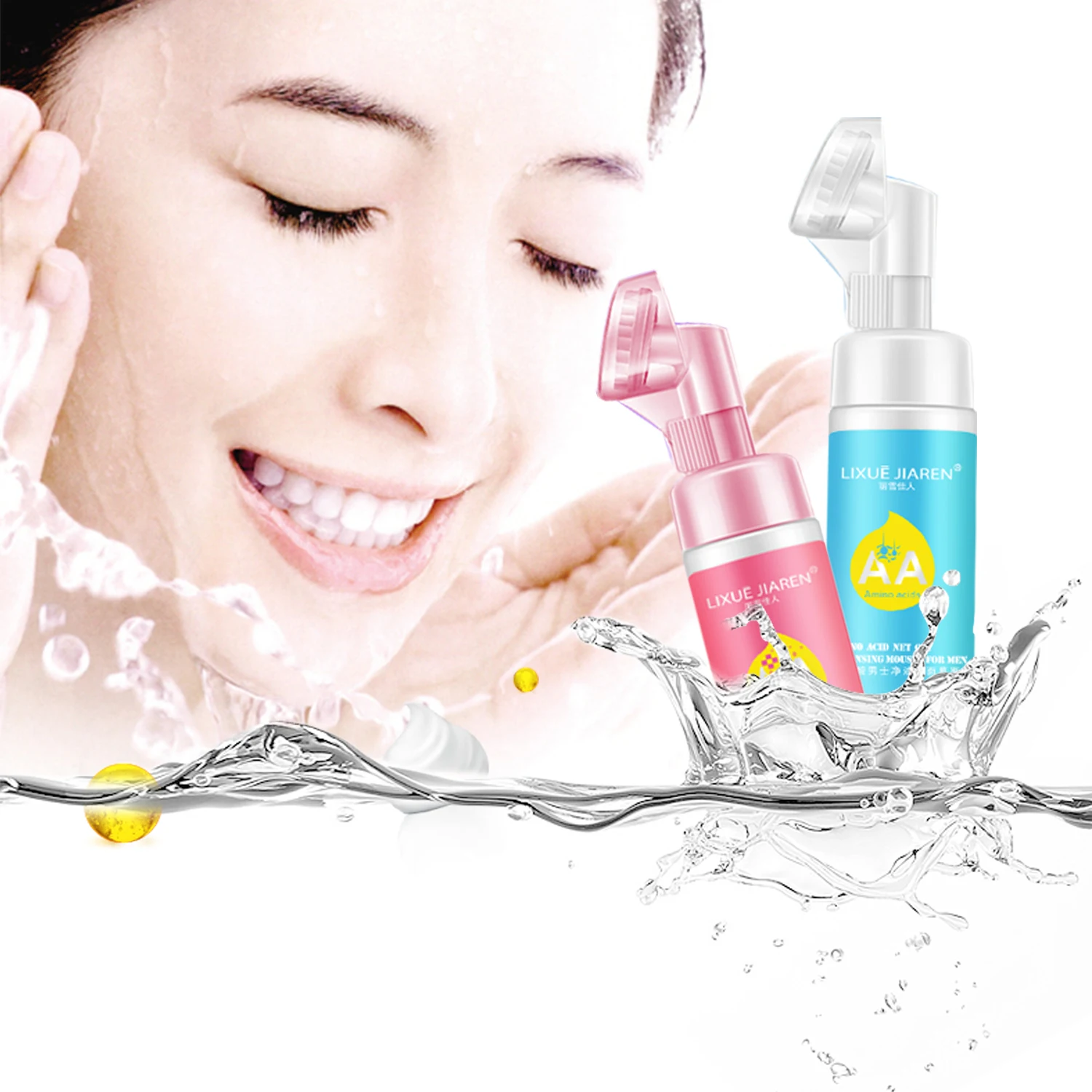 make up remover deep clean liquid bubble foaming cleansing water