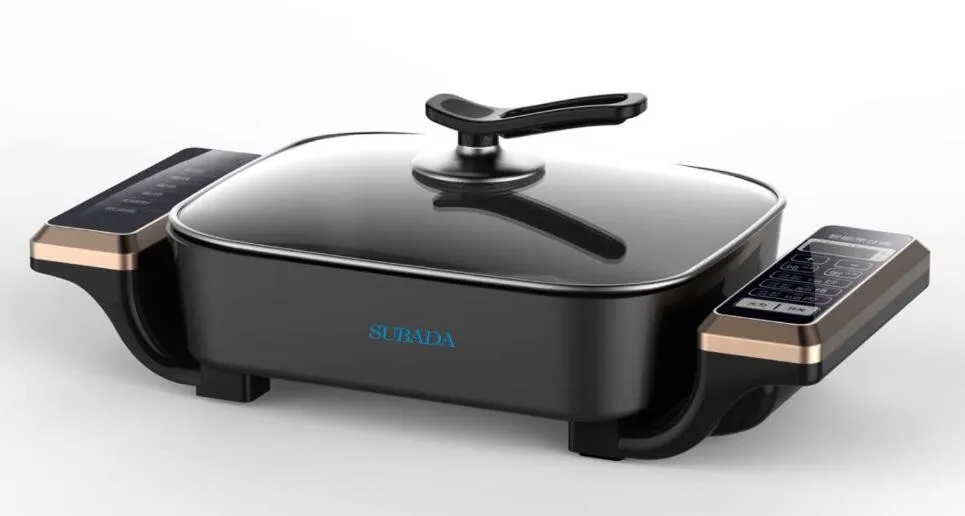 Die Casting Aluminum Electric Fry Pan With 5l Capacity Deep Electric