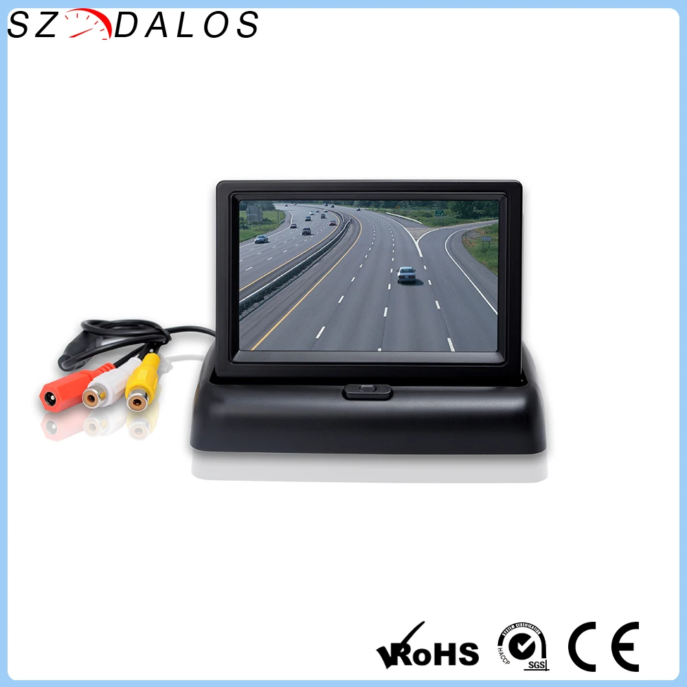 Standard foldable Car stand-alone monitor car lcd monitor mini tv