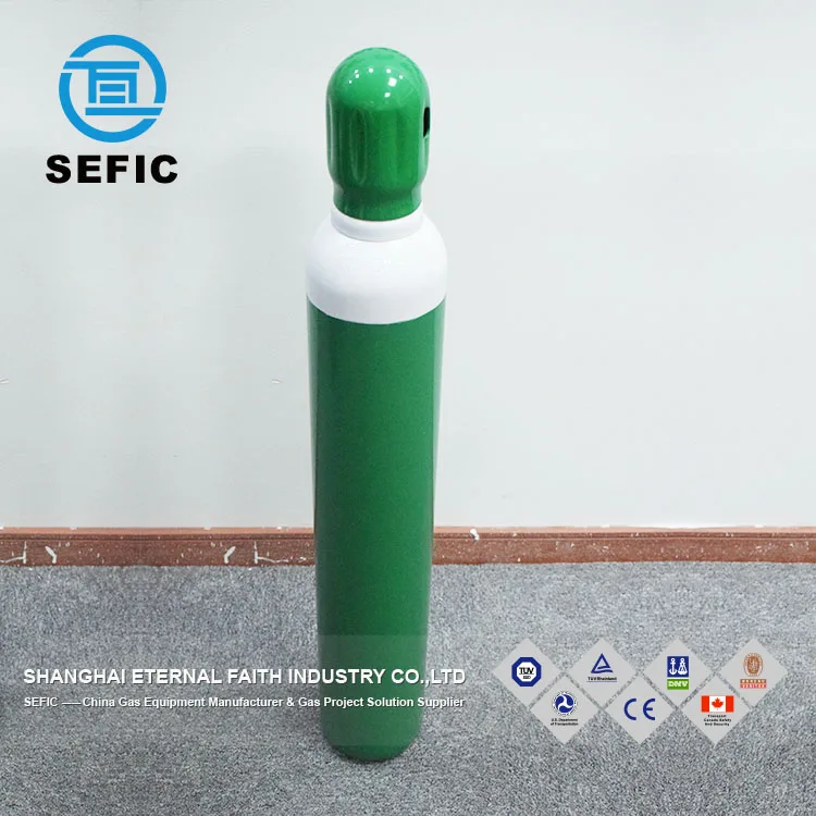 Stainless Steel High Pressure Cylinder Compressed Gas Cylinders For