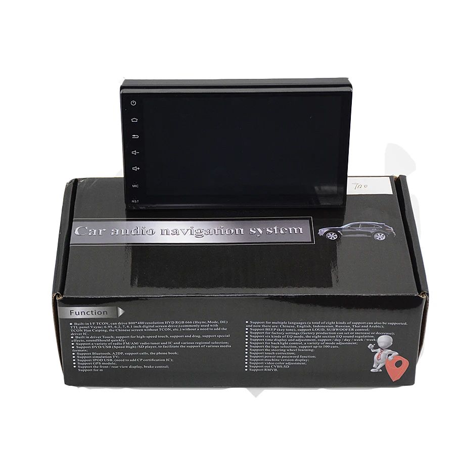 Excellent 2 Din Android Car DVD Player Radio bluetooth GPS Navigation wifi Stereo video 7 inch 1024*600 Universal in Car Multimedia Player 14