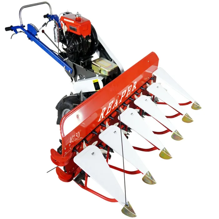 wheat rice tractor reaper machine,rice reaper combine harvester