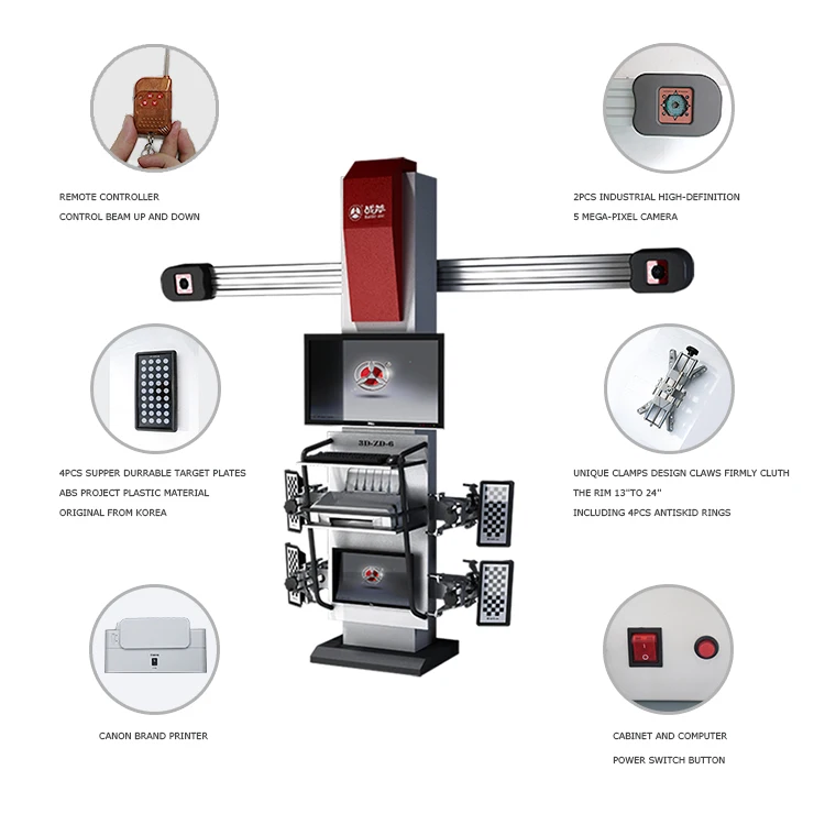 3D-ZD-6  3d wheel aligner