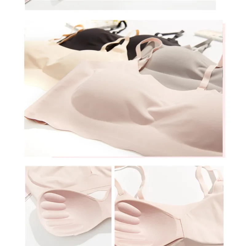 New fashion Japan hot sale seamless sleep push up breast bra
