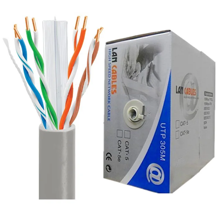 100m External Underground Outdoor Network Cat 6 Cable Solid