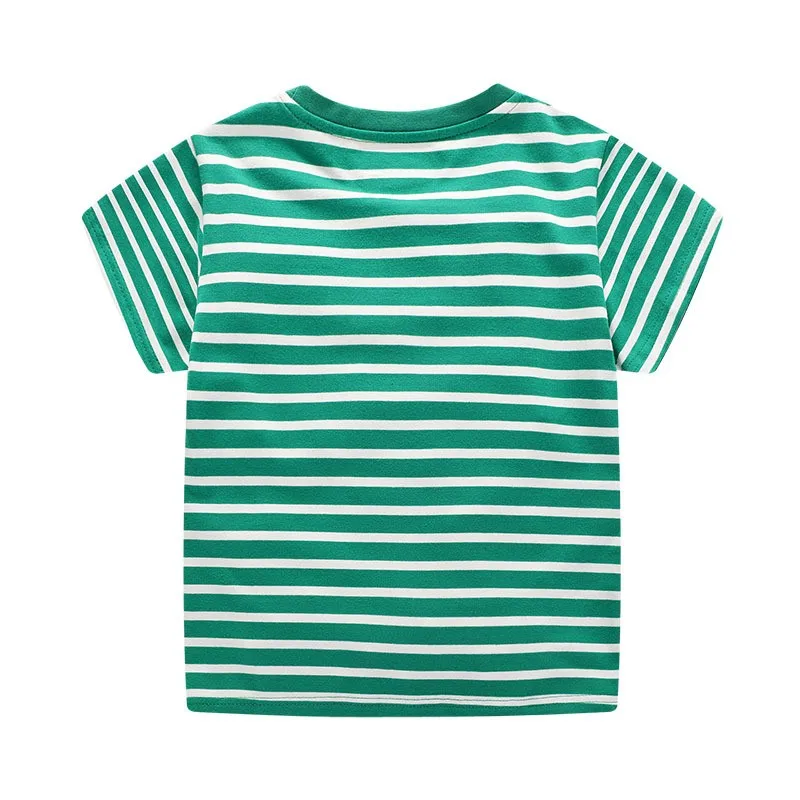 New Arrival 100% Cotton Breathable Kids T Shirt Children Boy Green ...