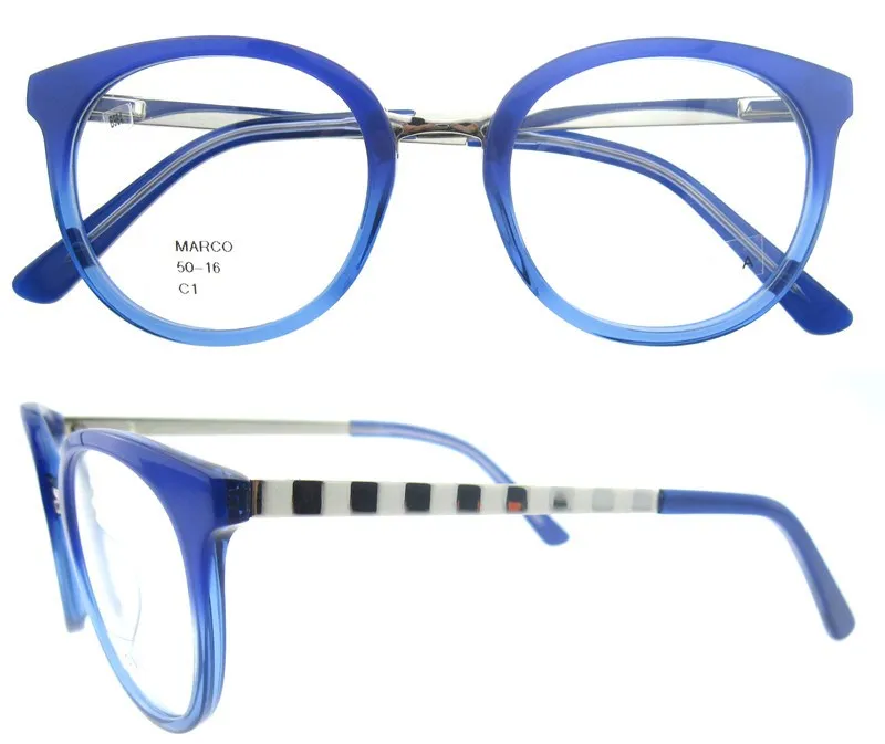 High Quality Italian Acetate Round Optical Glasses For Men Buy