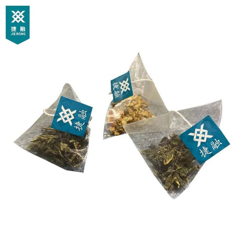 Pla Filter Mesh Roll For Triangle Tea Bag Packaging Material With Logo