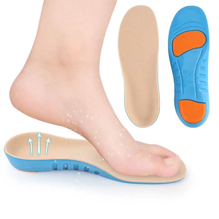 

Factory direct feet pads wholesale Plantar Fasciitis arch support Foot Care Medical Diabetic Plastazote Insoles for sho'e, Brown