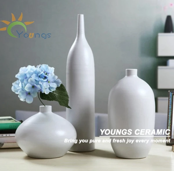 Elegant Handmade Ceramic Artistic Flower Vases Set Buy Handmade