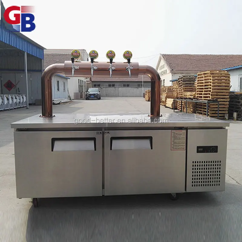 Gb103055 Stainless Steel Oem Beer Keg Fridge Can Holding 8pcs 1/6 Slim