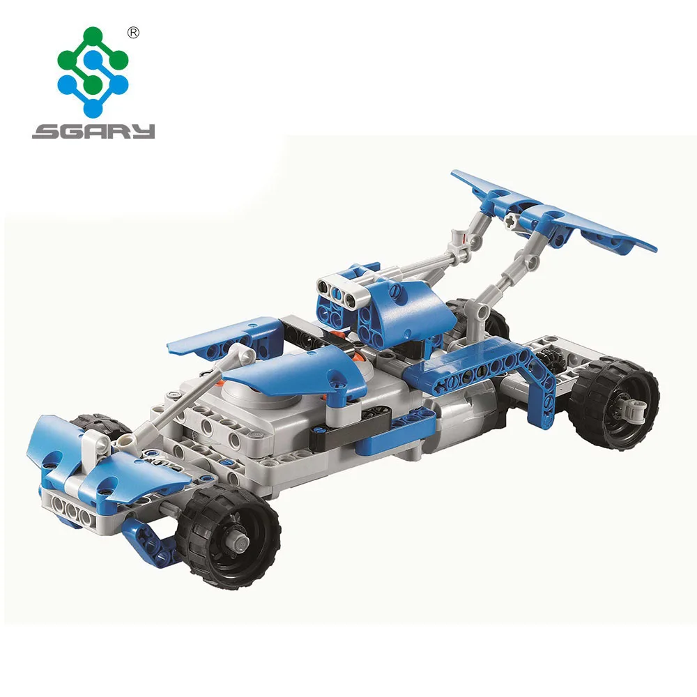 Blocs de Construction de course de Puissance de Moteur &Eacute;lectrique De voiture blocs de jouets &Eacute;ducatifs pour enfants