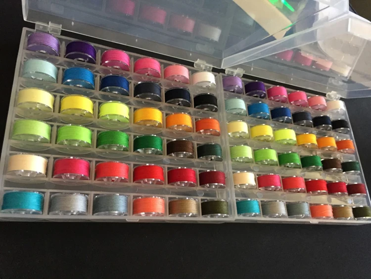 36pcs Bobbin Thread Handwork Pre-wound Grid Clear Coloful Home Sewing Machine Spools Craft Embroidery Kit Tools With Case.jpg
