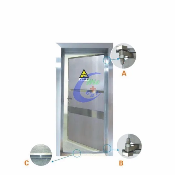 x ray room radiology lead lined door