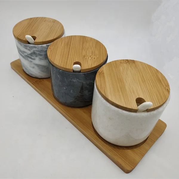 Marble Salt And Pepper Containers With Lids,Marble Mortar And Pestle