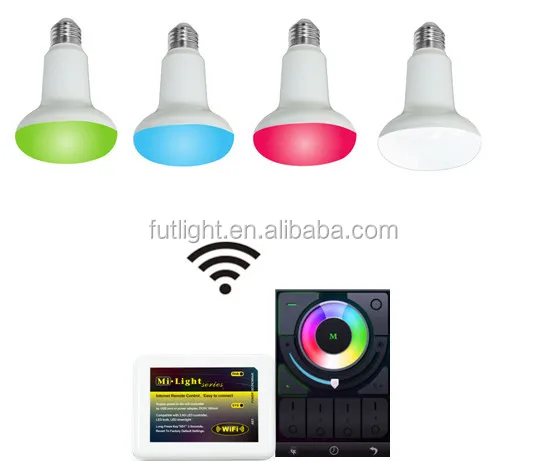 4zone RGBW par30 rgb LED bulb, 9w E27 decorative lighting 9W RGB LED bulbsmart home light mushroom bulb rgb