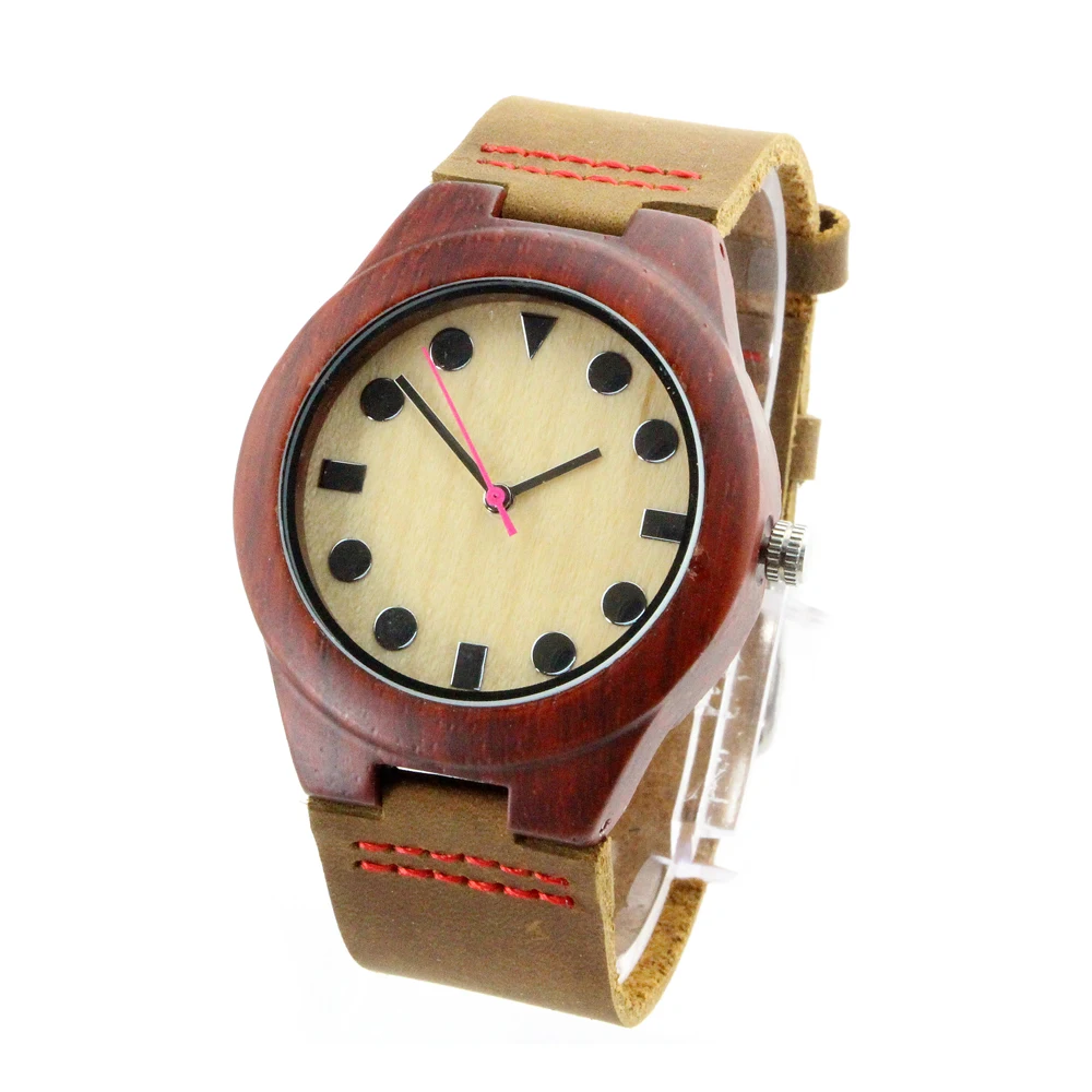 

2018 Fashion Wooden Ladies Watches Japanese Ladies Designer Watches, Red