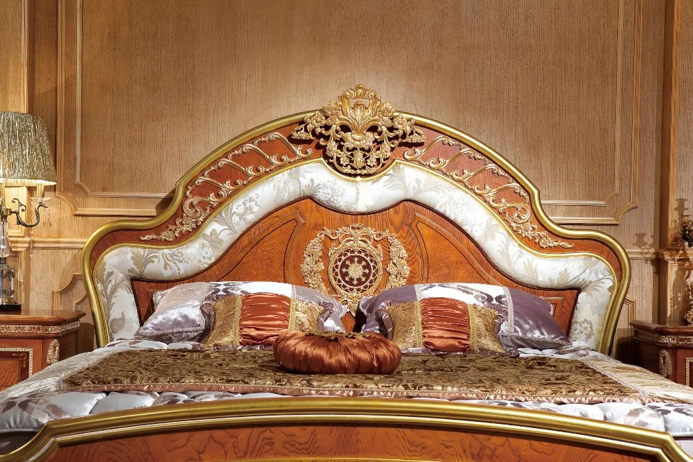 0062 Italy Luxury Modern And Antique Bedroom Set Design Neo-classic