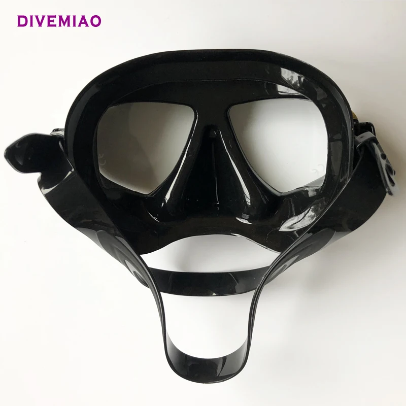 Professional Custom Scuba Mask Soft Silicone Frame Plastic Freediving