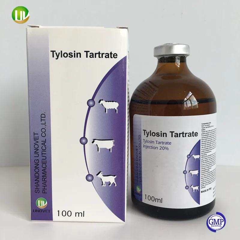 20% Yellow Color Tylosin Tartrate Injection For Poultry - Buy 20% ...