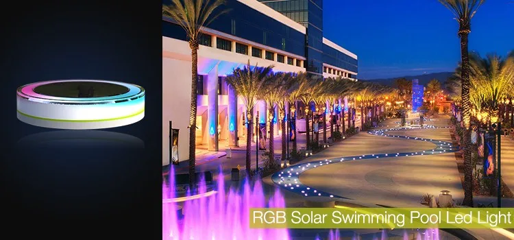 Solar Floating Pool Lights 16 Rgb Colors Outdoor Pathway Lights With