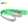 High break strength polyester flat webbing sling