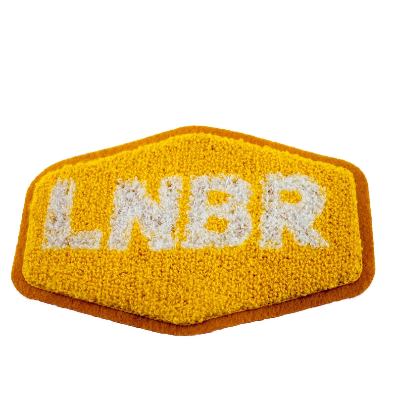 

Custom Towelling Embroidery Patch Letters For clothing