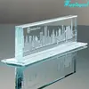 Fancy Vertical Glass Building Engrave Awards For City Development