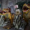 hot sale animatronic amusement park kiddi entertain dinosaur ride