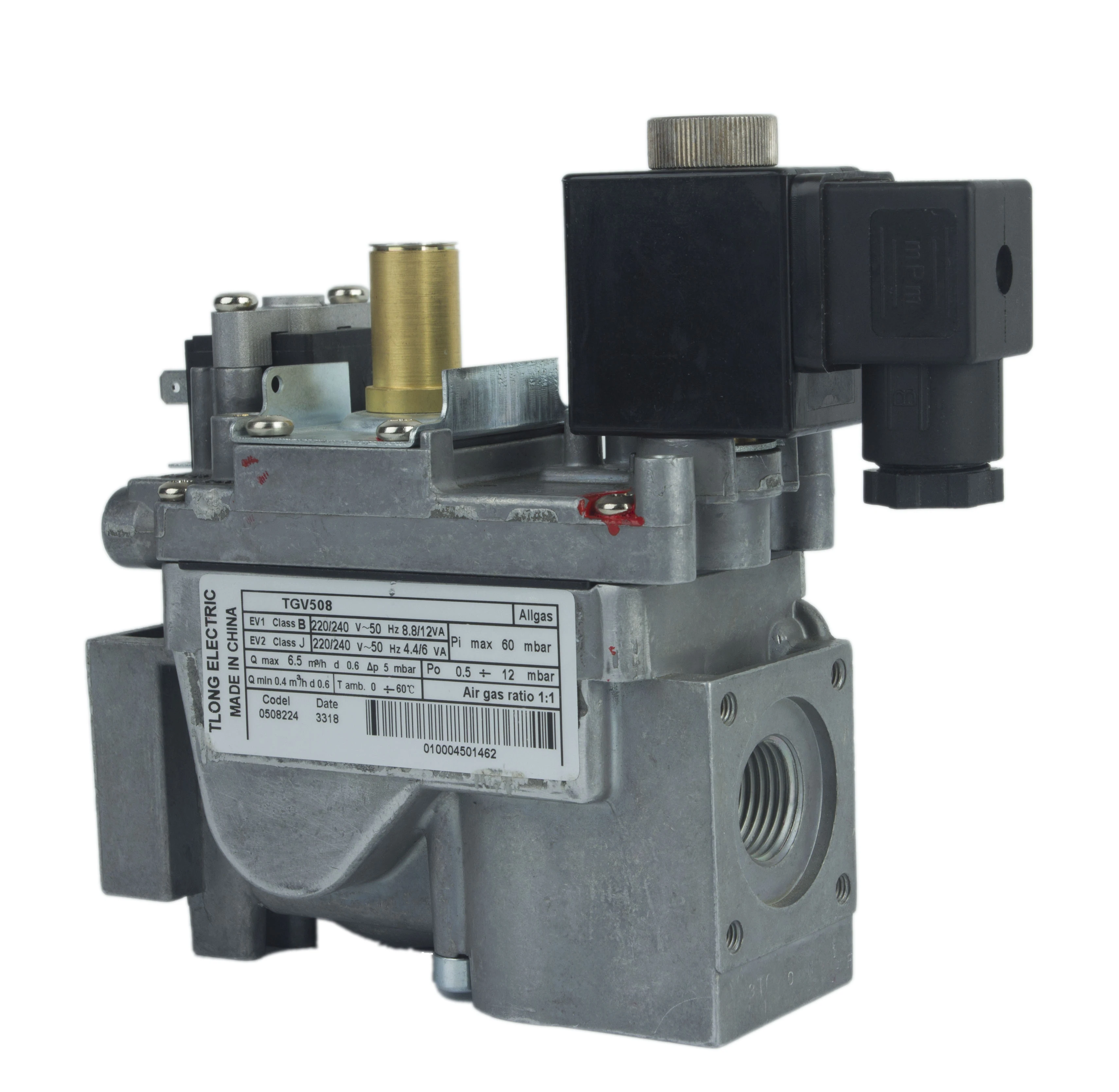 
Electric combination gas control for gas appliance 