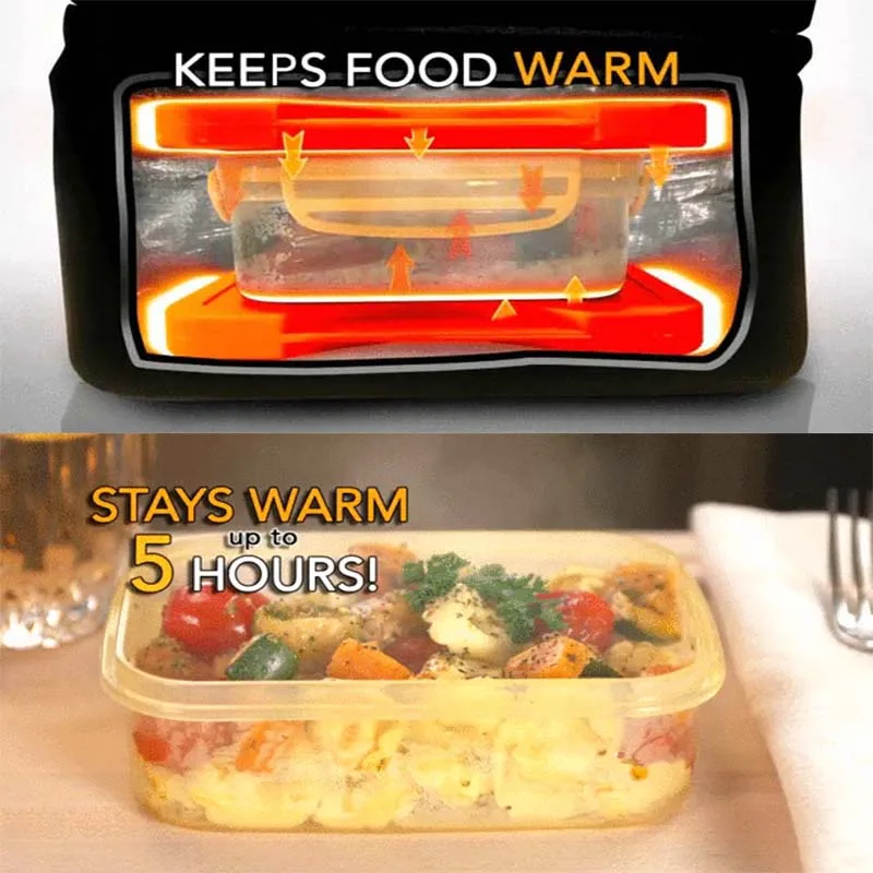 Factory Supply 55c Pcm Hot Pack Reusable Heat Lunch Pack For Food Buy Heat Pack For Food,Heat