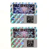 custom One Time Use security 3d hologram printing qr code label sticker