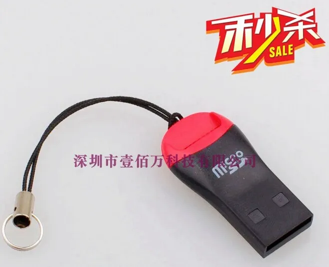 

Mini Micro USB 2.0 SD TFlash TF M2 Memory Reader Card Adapter whistle