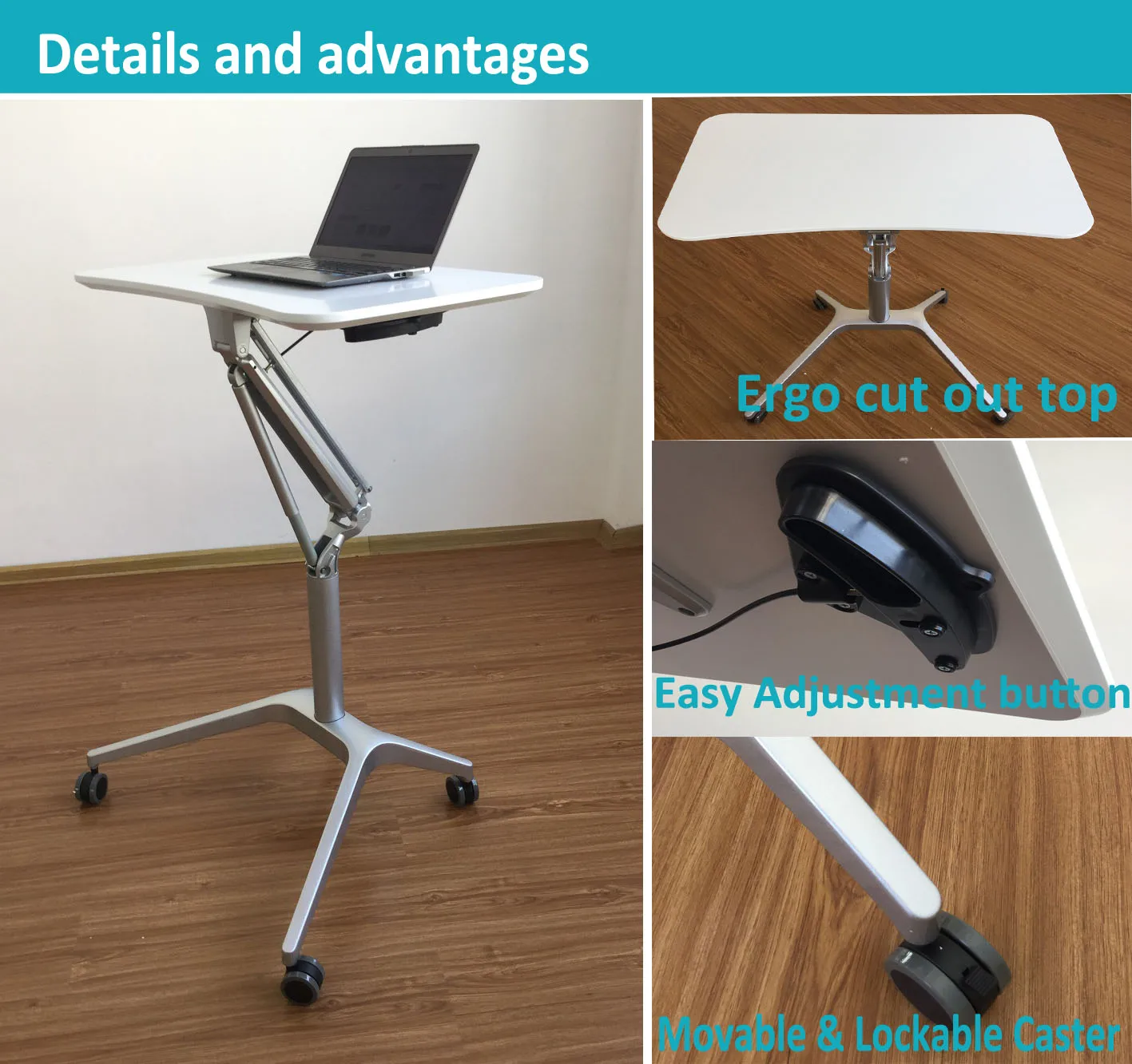 Height Adjustable Pneumatic Table Legs Buy Height Adjustable Table