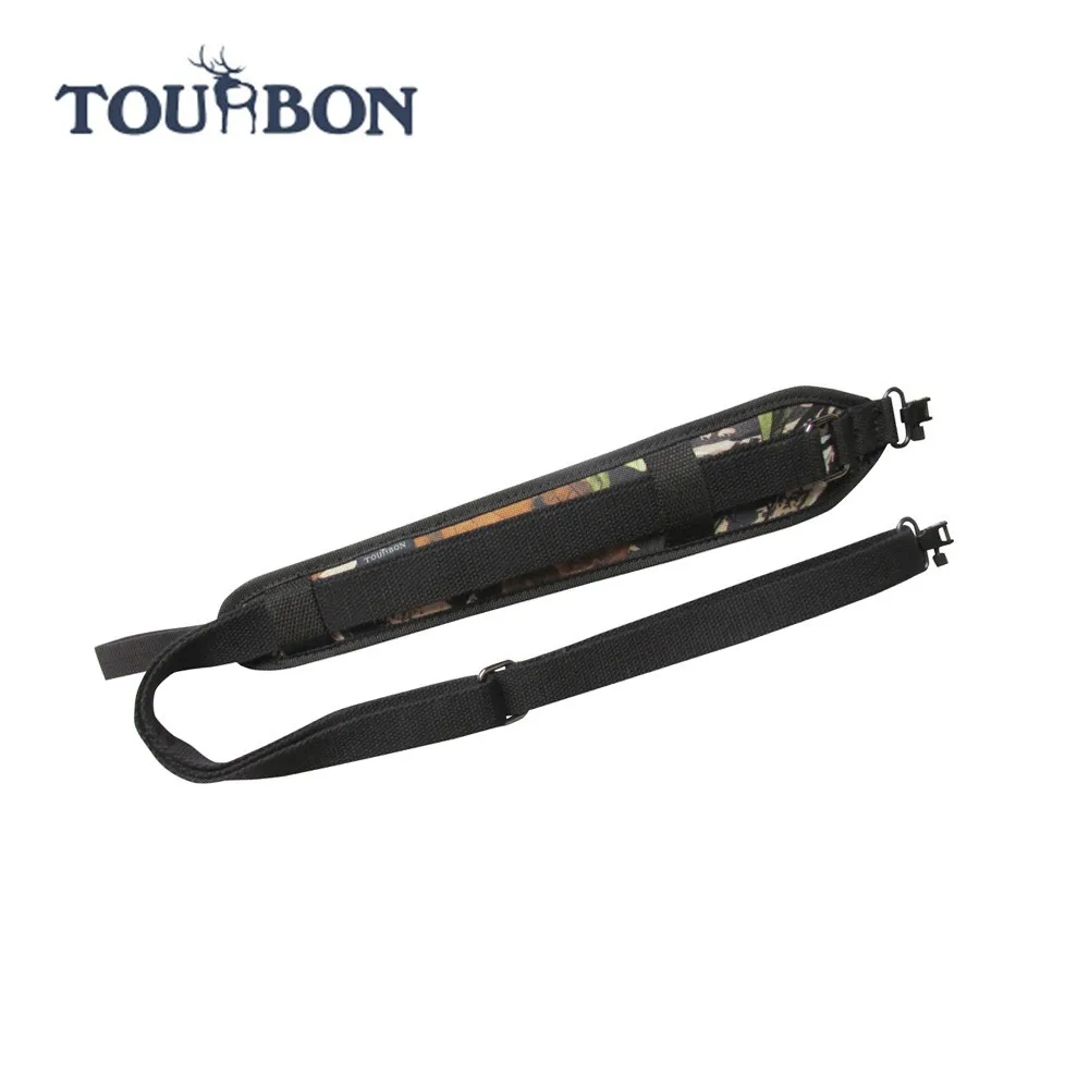 

TOURBON branded adjustable comfortable padded camo hunting swivel rifle gun sling