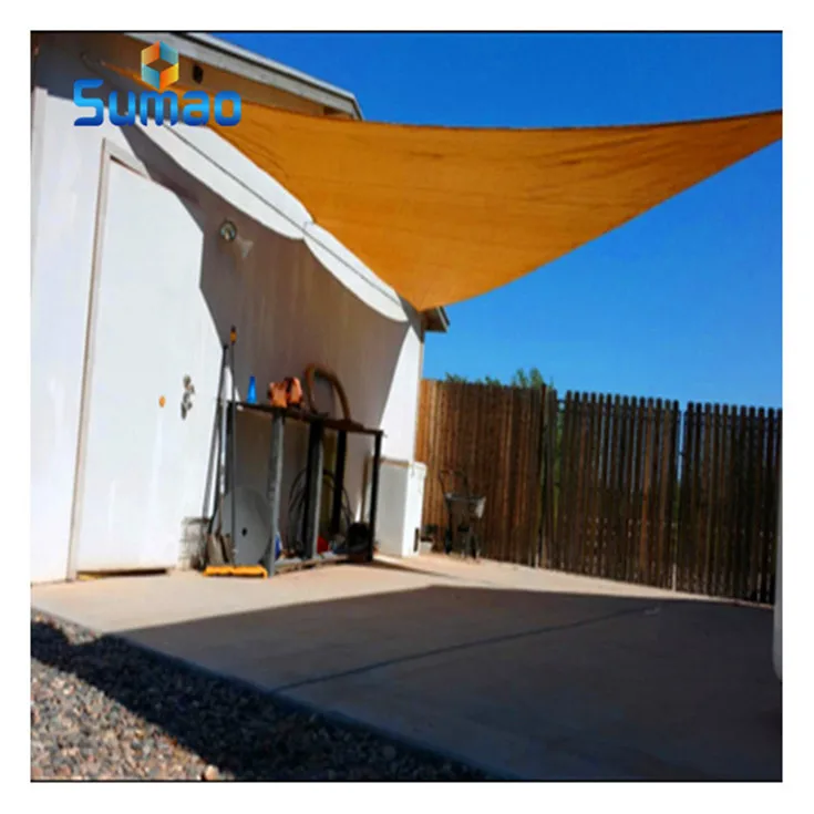 
100% HDPE high quality triangle sun shading shed 