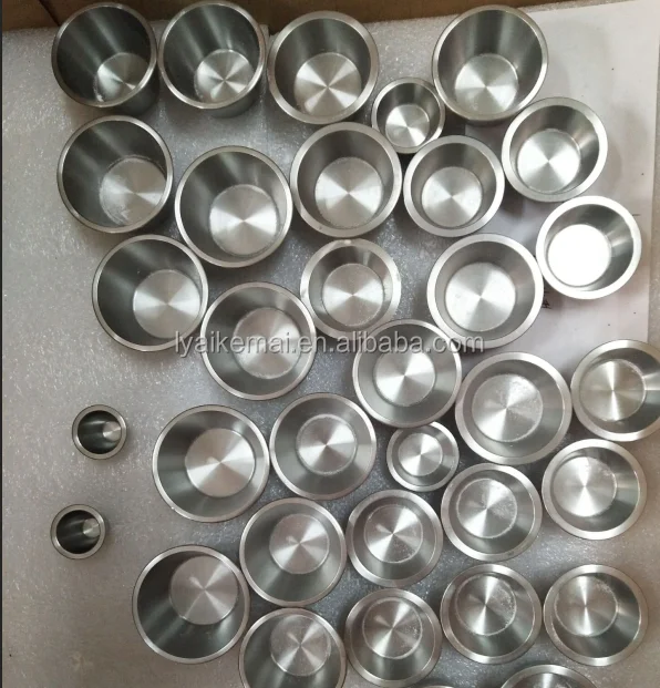 tungsten crucible liner crucible price melting tungsten crucible