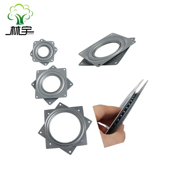 
155mm (6') Zinc Plated Square Lazy Susan Bearings 