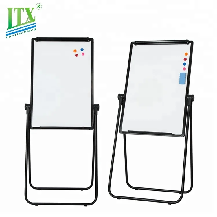 
Good stable u stand magnetic flip chart stand, foldable whiteboard 