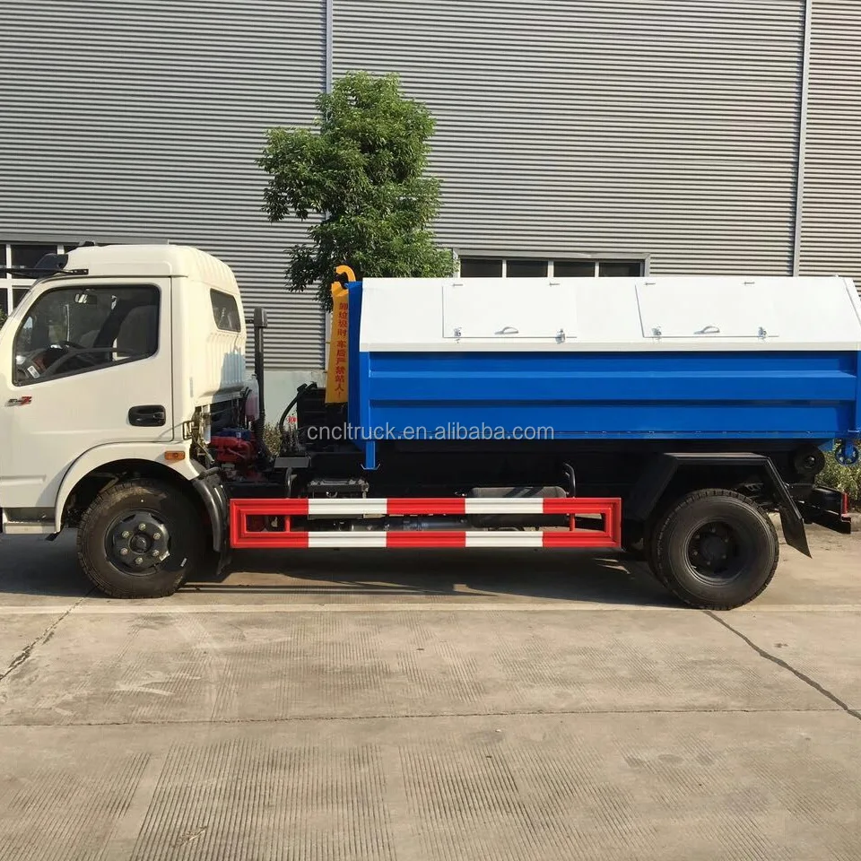 Dlk Mini Crab Garbage Collector Truck,Cheap Price 3m3 Hook Lift Garbage