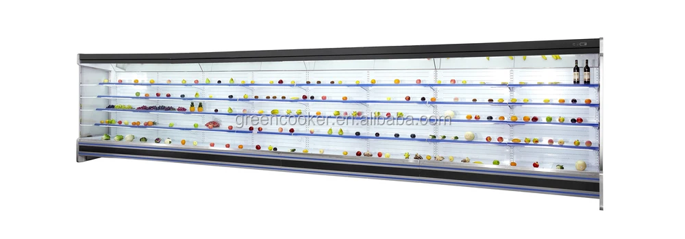 integral multideck refrigerated display