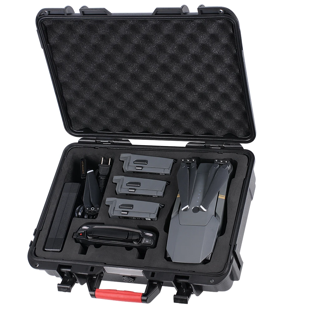Sma Tree D600 Waterproof Handle Carrying Plastic Black Hard Tool Case