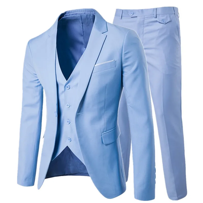 2018/ Men's Fashion Slim Suits Men's Business Casual Clothing Groomsman